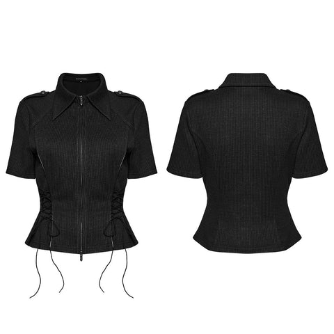 Punk military style shirt