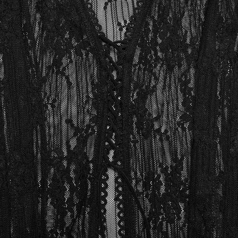 Gothic lace cardigan