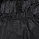 Goth pullover chiffon shirt