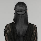 Goth Cross Priest tassel headwear