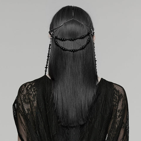 Goth Cross Priest tassel headwear