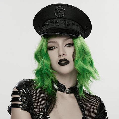 Punk Dark Military Hat