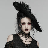 Goth retro tea party hat