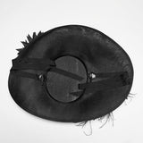 Goth retro tea party hat