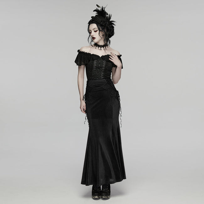 Goth Feather Ribbon format Hat