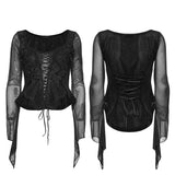 Goth embroidery T-shirt
