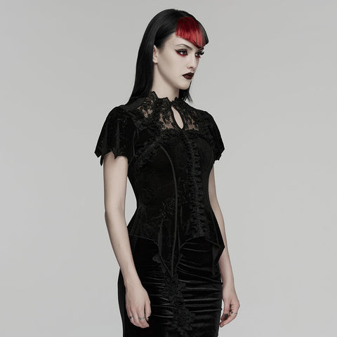 Goth Gorgeous Rose Top