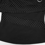 Punk Slant Shoulder T-shirt