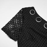 Punk Slant Shoulder T-shirt