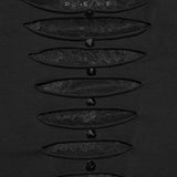 Punk Mesh Perspective Short Sleeve T-shirt