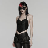 Gothic Lace and Mesh Camisole