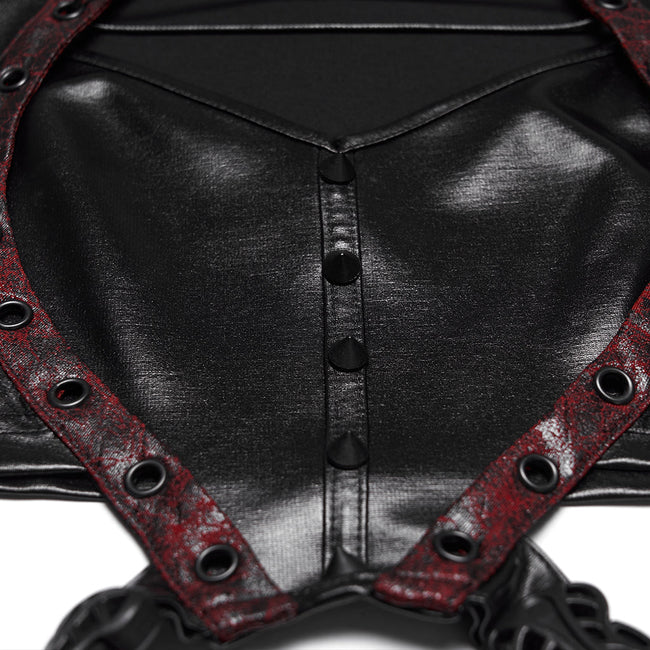 Cyberpunk leather top