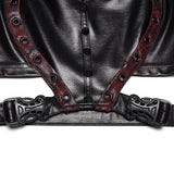 Cyberpunk leather top