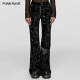 Leather Flared Pants