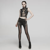 PUNK Radial Hollow  Leggings