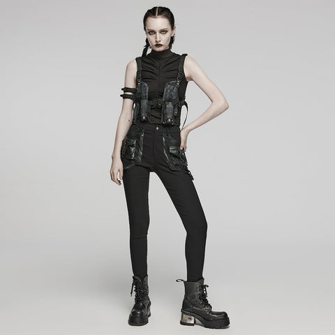 Punk 3D pocket trousers