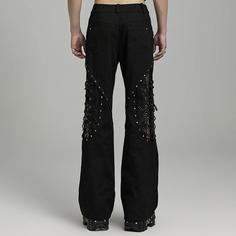 PUNK Personalized Flare Pants For Men
