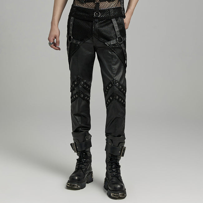 PUNK Creative Structural Handsome Pants