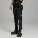 PUNK Creative Structural Handsome Pants