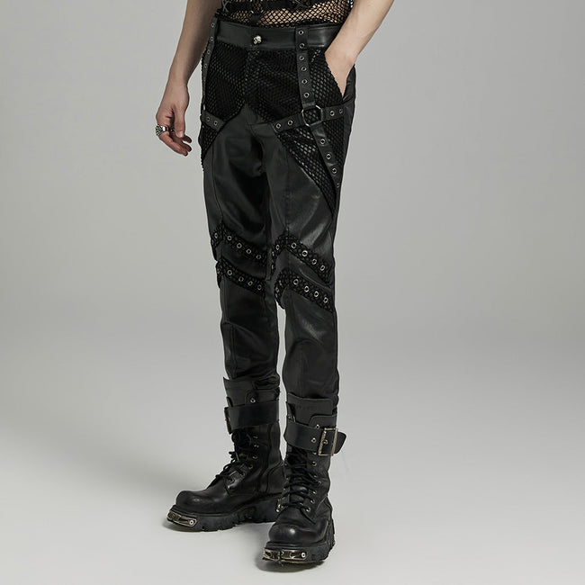 PUNK Creative Structural Handsome Pants