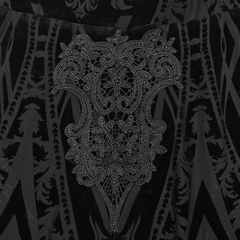 Goth Mesh Pattern Leggings