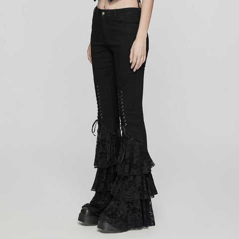 Low waist goth jeans