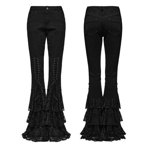 Low waist goth jeans