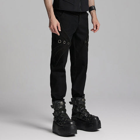 Punk handsome denim pants