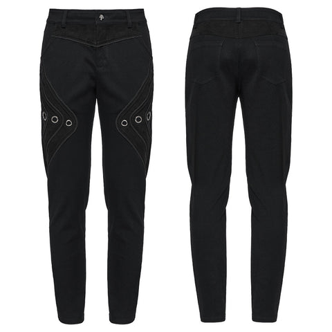 Punk handsome denim pants