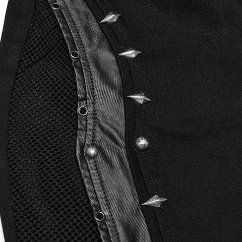 Punk street decadent flared pants