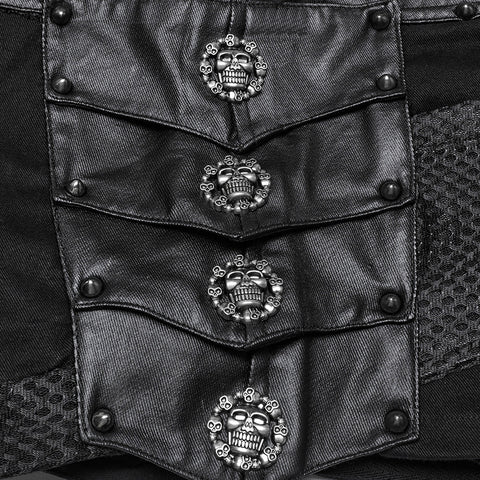 Punk armor fragments shorts