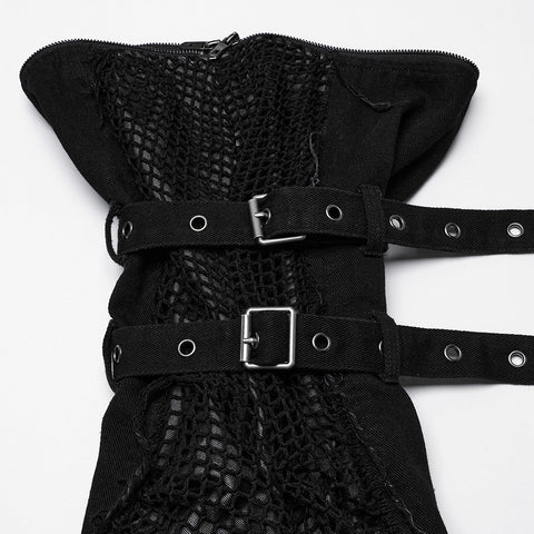 Punk detachable decadent pants