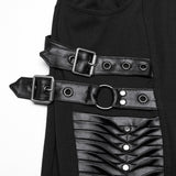 Punk 3D pleated leggings