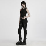 Cyberpunk eye-catching tight leggings