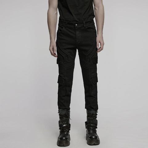 2025 Simple punk denim pants