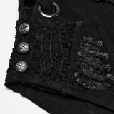 Punk sexy denim shorts