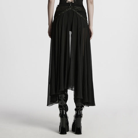 Punk two-piece skirt shorts