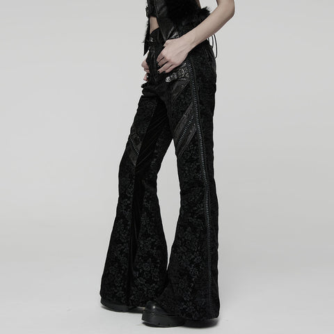 Gothic Court Style Flared Pants