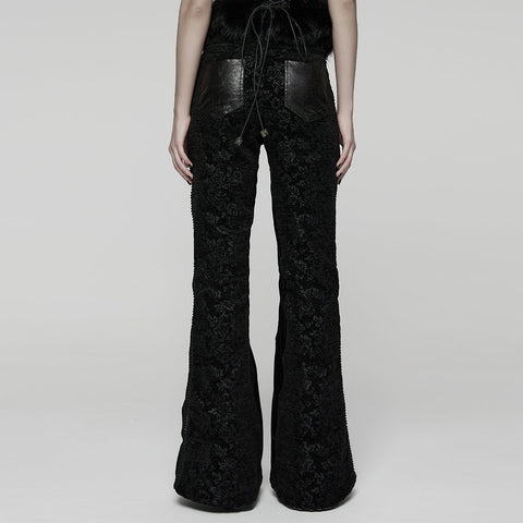 Gothic Court Style Flared Pants