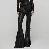 Goth Flared Skirt Pants