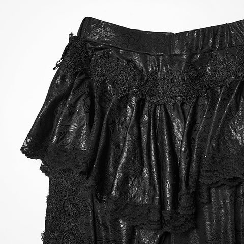 Goth Flared Skirt Pants