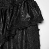 Goth Flared Skirt Pants