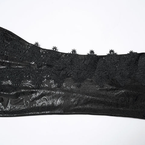 Goth Flared Skirt Pants