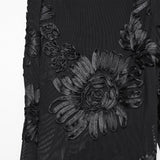 Goth Floral Lace Leggings