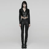 Punk Woven-Cross Leggings