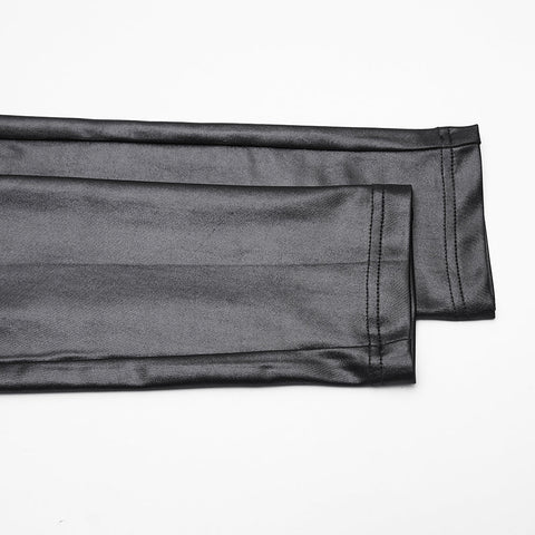 Punk Woven-Cross Leggings