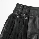 Sweet Detachable Punk Culottes