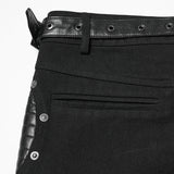 Punk Low-waist Wide-Leg Pants