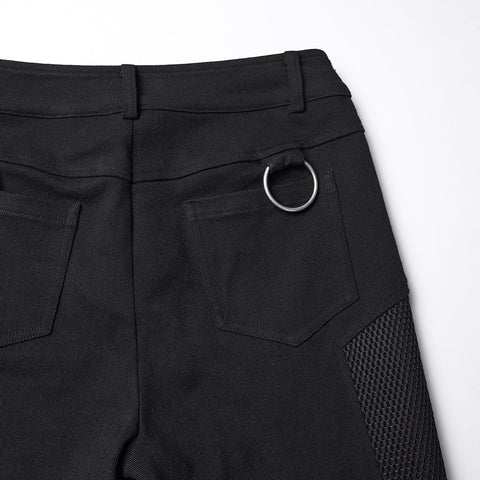 Punk Detachable Leg Pockets Leggings