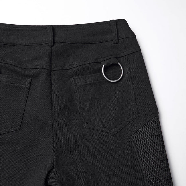 Punk Detachable Leg Pockets Leggings